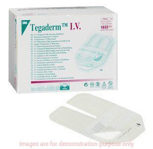 Dressing Transparent Tegaderm Iv N Sterile With Border3M