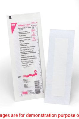 Drsg,Pad Soft Cloth 3 1/2 X 10In3M