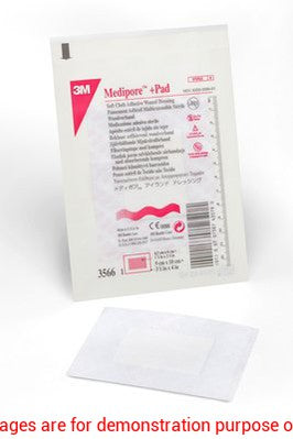 Drsng,Pad Soft Cloth 3 1/2In X 4In3M