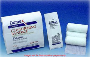 Duform Conforming Stretch Bandage, Size 3In X 4.1Y, Non-SterileDerma Science