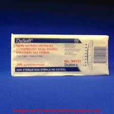 Dusoft Non-Woven Non-Sterile Sponge 4-Ply 4X8" Bag/200Derma Science