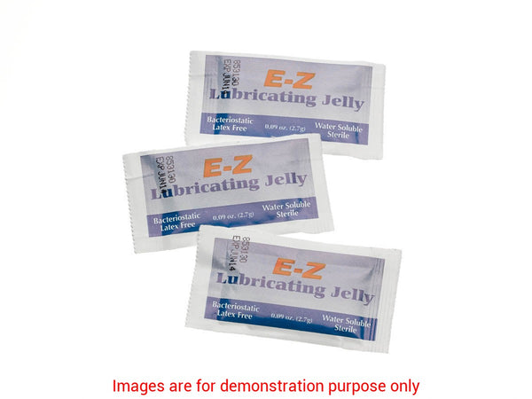 E-Z Sterile Lubricating Jelly, 5 Gram Foil PacketsMedline