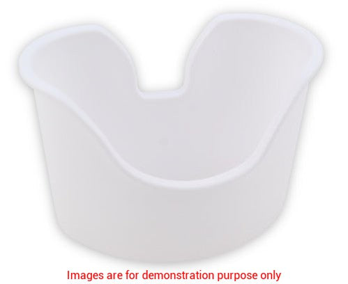 Ear Basin W/ Cut-Out, White, Autoclavable & SterilizableGraham-Field