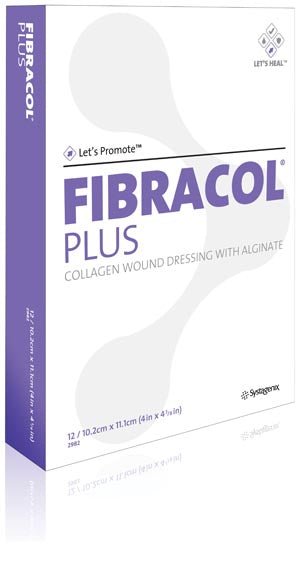 Fibracol Plus Collagen Wound Dressing With Alginate 10.2Cm X 22.2CmJohnson & Johnson Systagenix