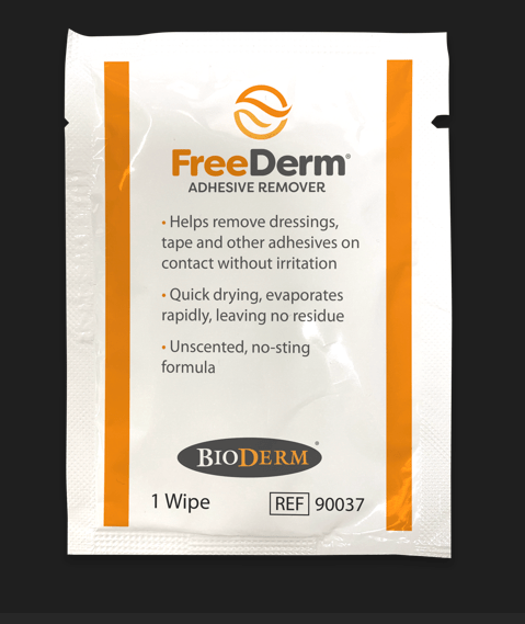 FreeDerm Adhesive Remover WipeBioderm