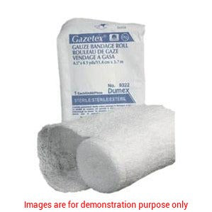 Gazetex Bandage Rolls,Sterile 4.5" X 4.1Yrd,6PlyDerma Science