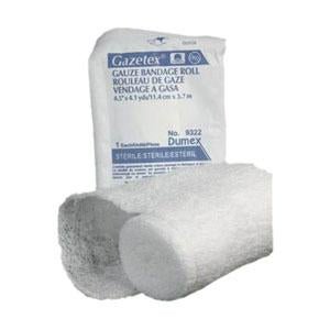 Gazetex Bandage Rolls,Sterile 4.5" X 4.1Yrd,6PlyDerma Science