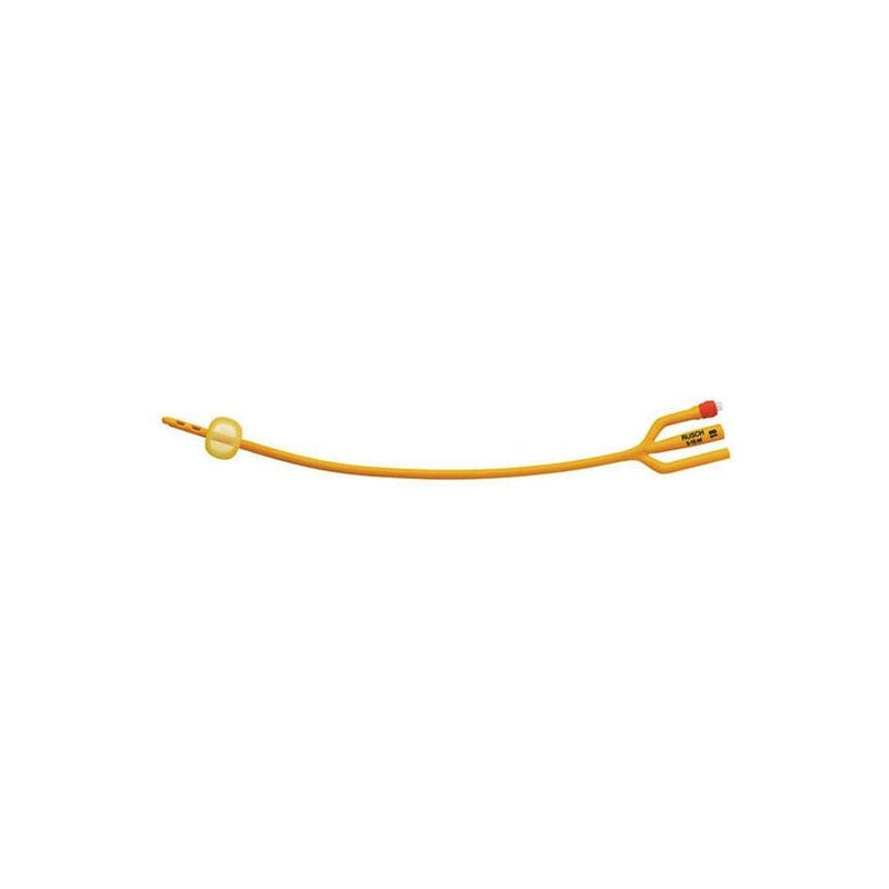 Gold Silicone Coated 3-Way Foley Catheter, 24Fr 30CcRusch Teleflex