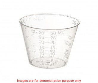 Graduated Plastic Medicine Cup, 2Oz.Medline