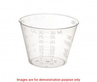 Graduated Plastic Medicine Cup, 2Oz.Medline