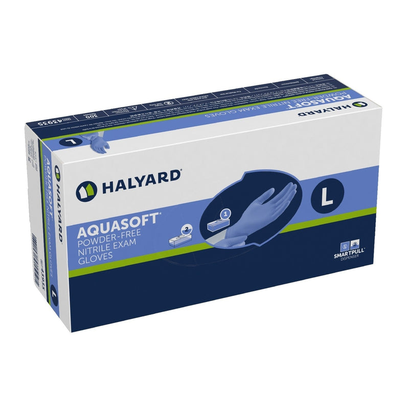 Halyard Aquasoft Nitrile Exam Gloves – Small - 300 Per BoxHalyard Health