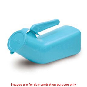 Hanging Male Urinal With Lid, Auto Clavable, Bue.Medegen Medical Products
