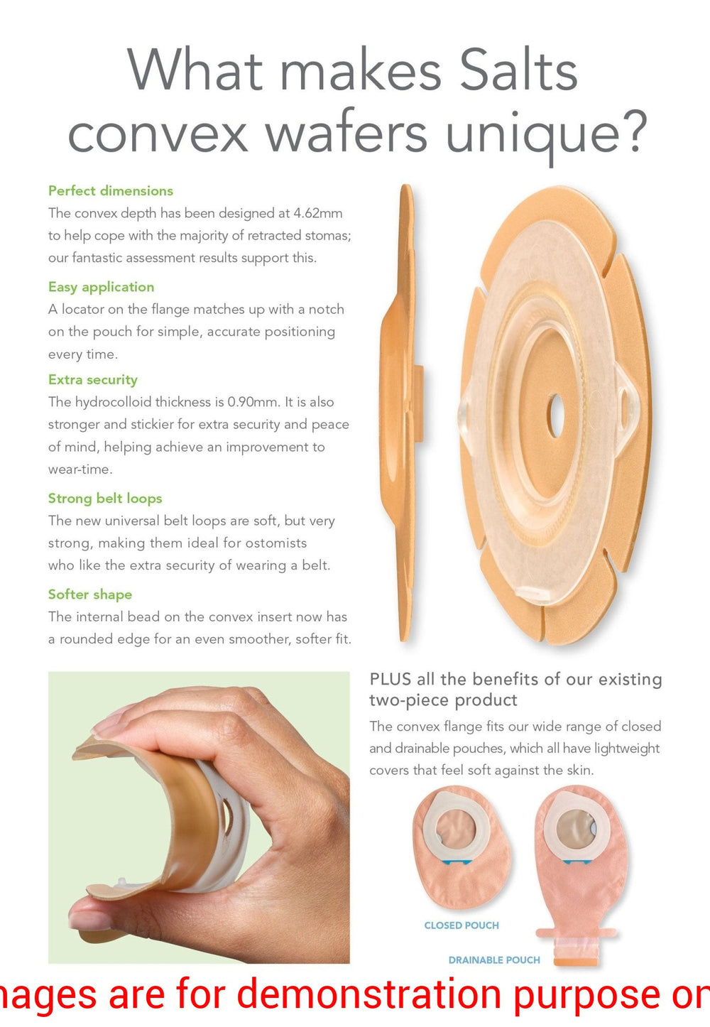 Harmony Duo Convex Flange W/Flexifit, Cut To Fit 15-52MmSalts Argyle Medical