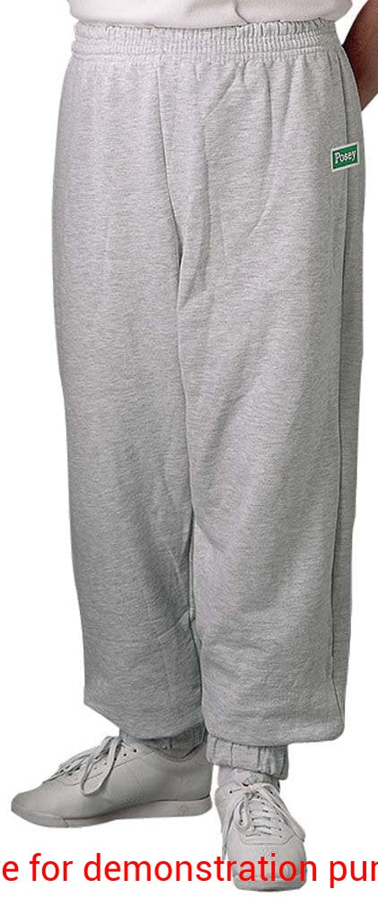 Hipsters Sweatpants With Protective Pads, Size Xxl, Ash GreyPosey