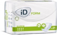 Id Form Super Shaped Pads, 2 Piece System, Size 2, 2900 Ml AbsorbencyID