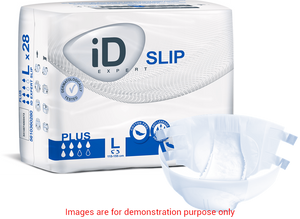 Id Slip Plus Large, (45"-61"), 2350Ml Absorbency.ID