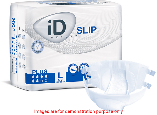 Id Slip Plus Large, (45"-61"), 2350Ml Absorbency.ID