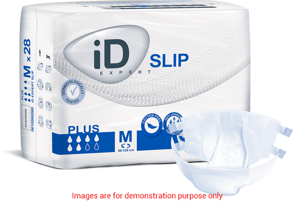Id Slip Plus Medium, (31"-49"), 2000Ml Absorbency.ID