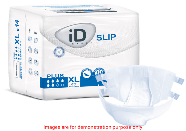Id Slip Plus X- Large, (47"-67"), 3200Ml Absorbency.ID