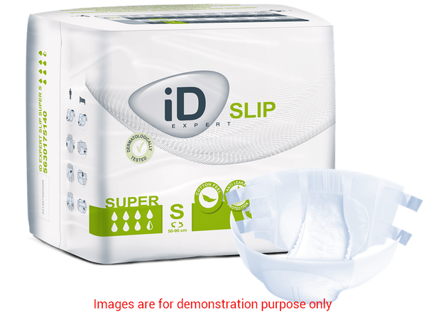 Id Slip Super, Small, (19"-35"), 2100 Ml Absorbency.ID