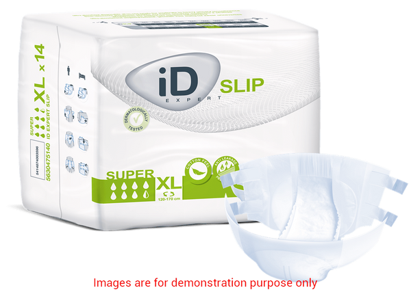 Id Slip Super, X-Large, (47"-67"), 4100 Ml Absorbency.ID