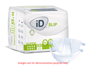 Id Slip Super, X-Small, (16"-28"), 1550 Ml Absorbency.ID
