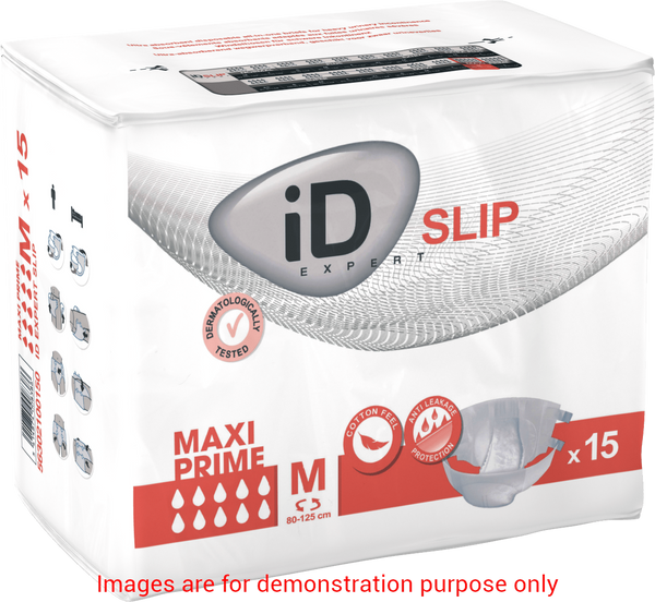 Id Slip Tbs Maxi Prime, Medium, (31"-49"), 4100 Ml Absorbency.ID