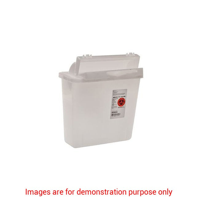 In-Room Sharps Container With Counter Balanced Lid -Clear 5QtCovidien / Medtronic