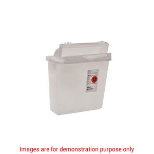 In-Room Sharps Container With Counter Balanced Lid -Clear 5QtCovidien / Medtronic