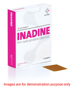 Inadine Pvp-I Non Adherent Dressing 5Cm X 5CmJohnson & Johnson Systagenix