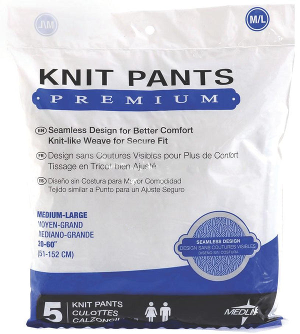 Incontinent Premium Knit Pants, Xl.Medline