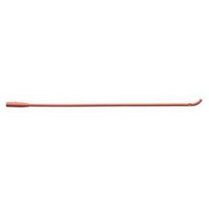 Intermittent Red Rubber Latex Catheter, Coude Tip, Size 14Fr 16InMedline