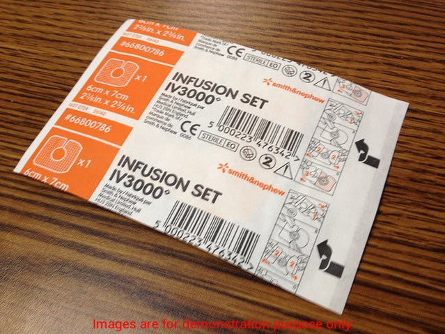 Iv3000 Infusion Set Transparent Adhesive Film, C-Shape | Skin and Wound ...