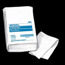 Kendall Deluxe Washcloths, Heavy, White 10"X13"Covidien / Medtronic