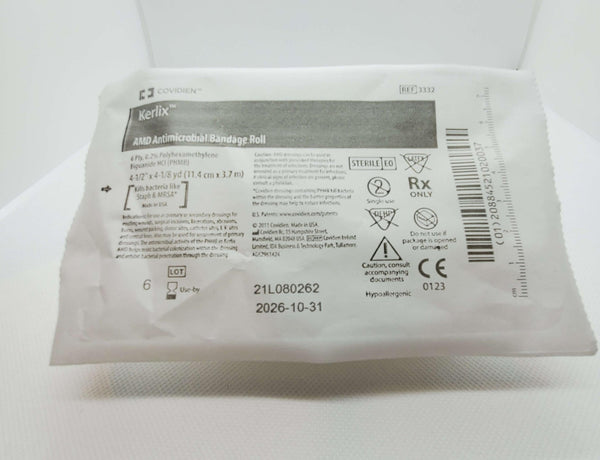 Kerlix -Amd Antimicrobial Rolls, Sterile ,Soft Pouch , 4.5" X 4.1 Yds,6PlyCovidien / Medtronic