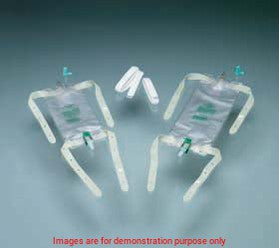 Latex-Free Leg Bag 18In Extension Tubing, 2 Fabric Leg StrapsBard