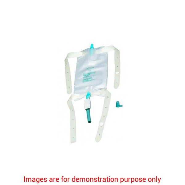 Leg Bag Medium 19Oz Sterile Anti Reflux Valve & Velcro StrapsBard