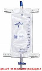 Leg Bag With Comfort Straps, Slide Tap Drain Port, 900MLMedline