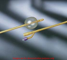 Lubricath 2-Way Female Short Round Tip 2 Opposing Eyes Foley Cath 12Fr 5Cc Balloon Non-ReturnableBard