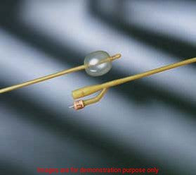 Lubricath 2-Way Med Round-Tip 2 Staggered Eyes Foley Cath 22Fr 30Cc Balloon Non-ReturnableBard