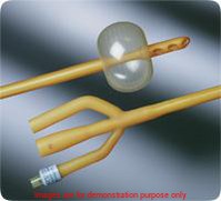Lubricath 3-Way Foley Cath 18Fr 5Cc Non ReturnableBard