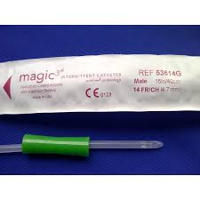 Magic3 Hydrophillic Male Intermittent Catheter W/ Sure-Grip, 12Fr 16InRochester Medical