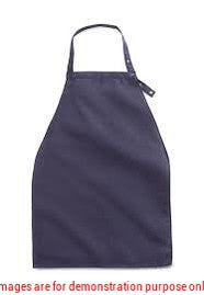 Medline Apron Style Dignity Adult Bib W/Snap ,Navy Blue,15.76" X 11.82"Medline