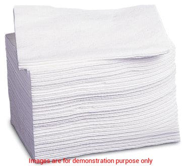 Medline Deluxe Dry Disposable Washcloths, White 10" X 13".Medline