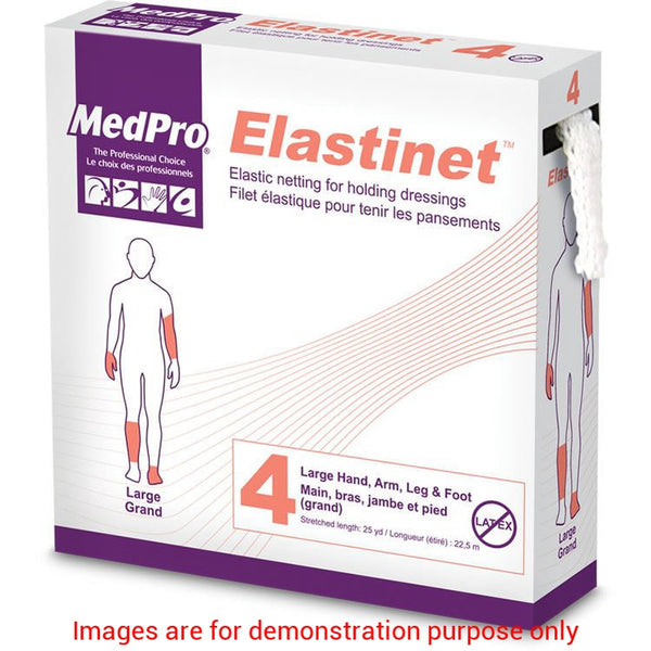 Medpro Elastinet Size 4, For Large Hand, Arm, Leg, Foot, Latex Free, Ea/1AMG