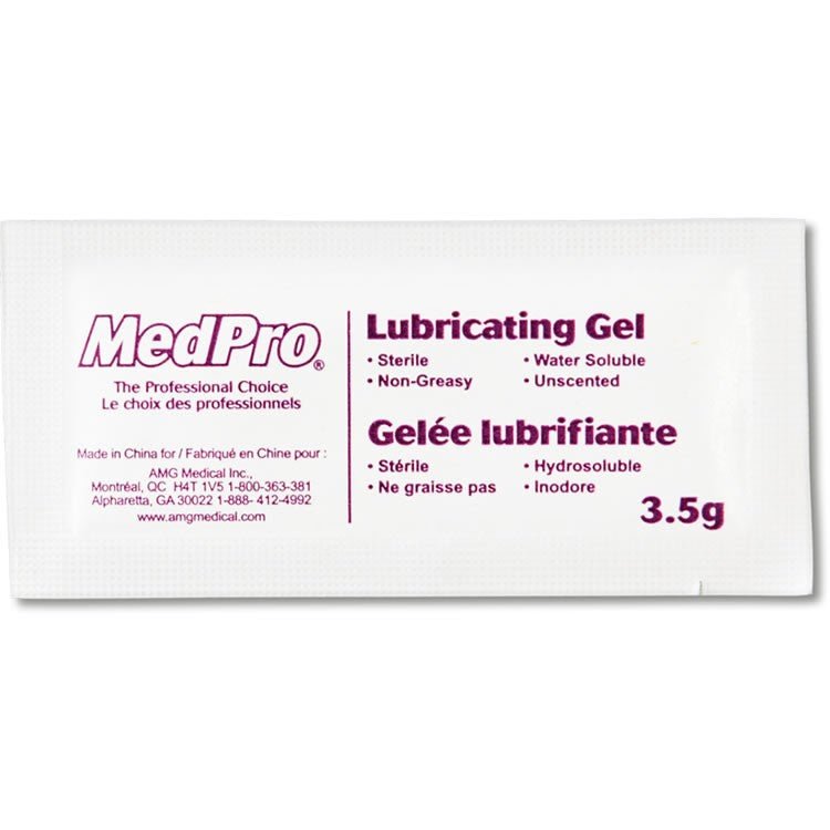 Medpro Lubbricating Gel, 3.5G, Sterile, Bx/144AMG