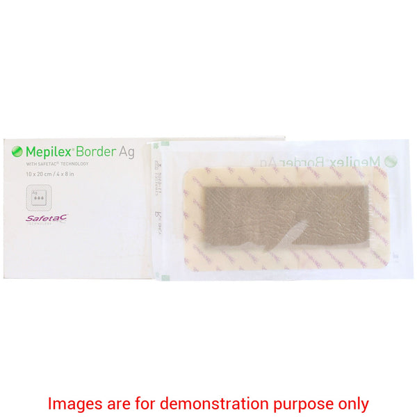 Mepilex Border Post-Op Self Adhesive Absorbent Foam Dressing With Safetac& Flex Innovation 10Cm X 20Molnlycke