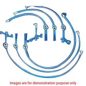 Mic-Key Ext Set, 12In, Right Angle, Blous Set W/ Cath Tip & ClampBallard Kimberly Clark