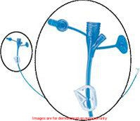 Mic-Key Ext Set 24In, Right Angle, Non-Bolus, 2-Port Y & ClampBallard Kimberly Clark