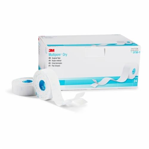 Multipore Dry Surgical Tape (1/2"X5M) Pique Hypoallergenic Elastic Stretch Non-Sterile Latex-Free3M